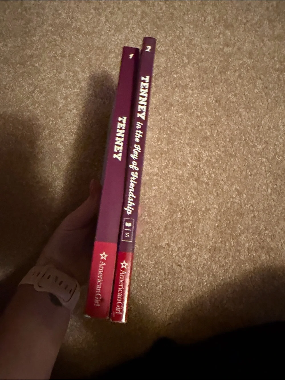 Lot of 2 paperback books American Girl Tenney Grant #1 & #2 - Picture 3 of 5
